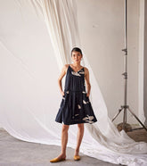 A Model Wearing Multicolor,Pure Cotton Summer's Night curated by Only Ethikal